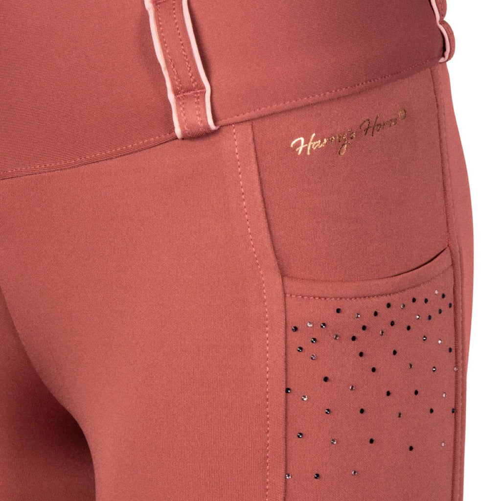 Harry's Horse Legging d'Équitation Equitights Diva Mauvewood Full Grip Mauvewood