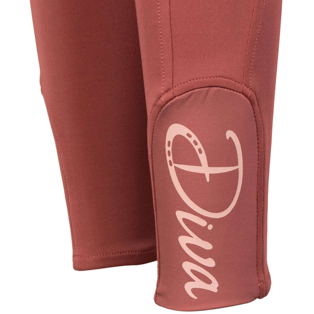 Harry's Horse Legging d'Équitation Equitights Diva Mauvewood Full Grip Mauvewood