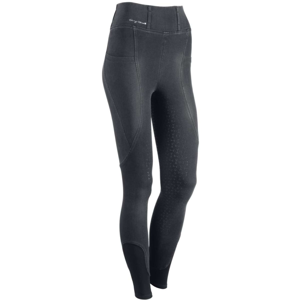 Harry's Horse Legging d'Équitation Trendy Full Grip Black Sand