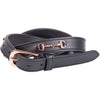Harry's Horse Ceinture Bit Cuir 2 Noir/Or rose