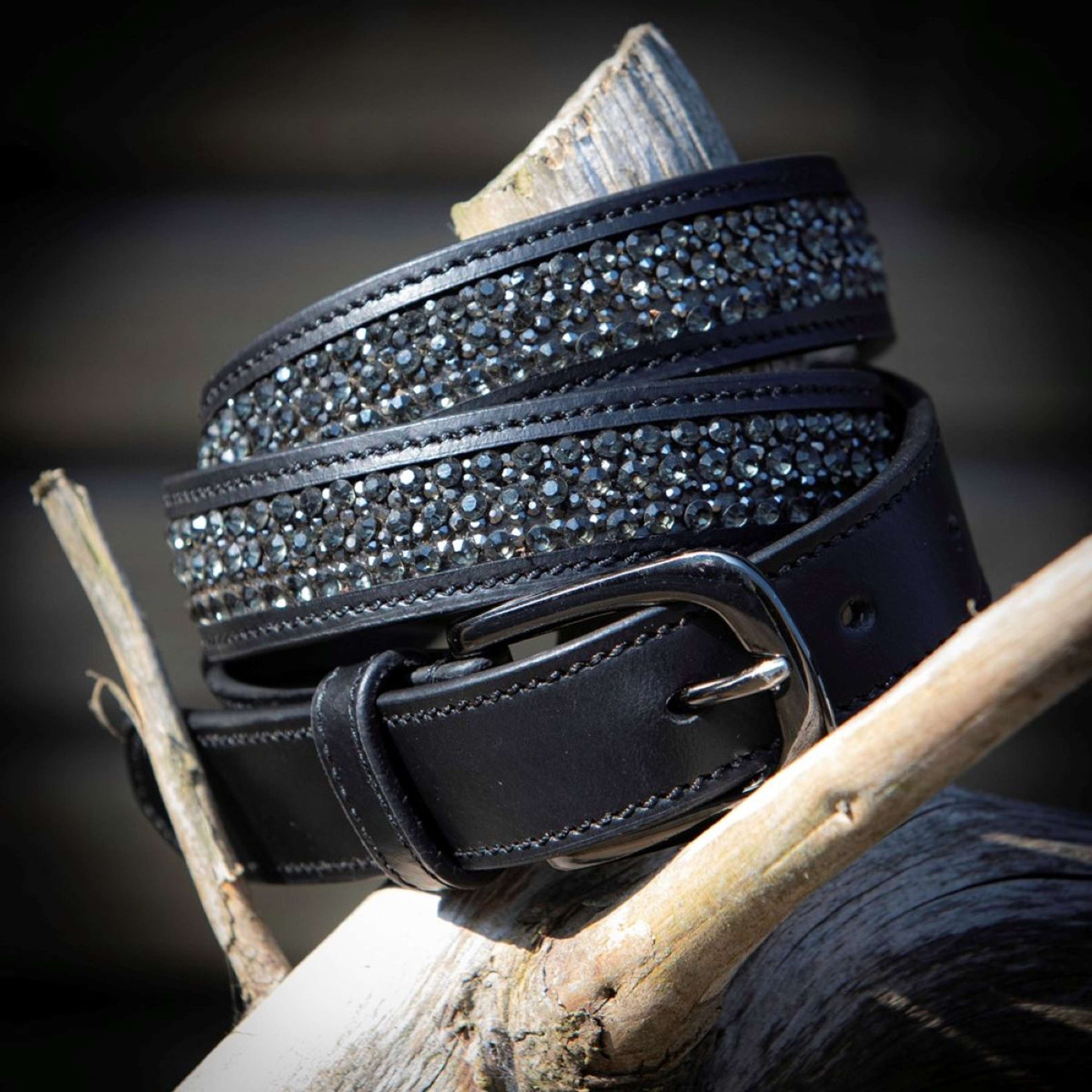 Harry's Horse Ceinture Leder Crystal Noir/Métal Harry's Horse Ceinture Leder Crystal Noir/Métal