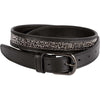 Harry's Horse Ceinture Leder Crystal Drops Gunmetal