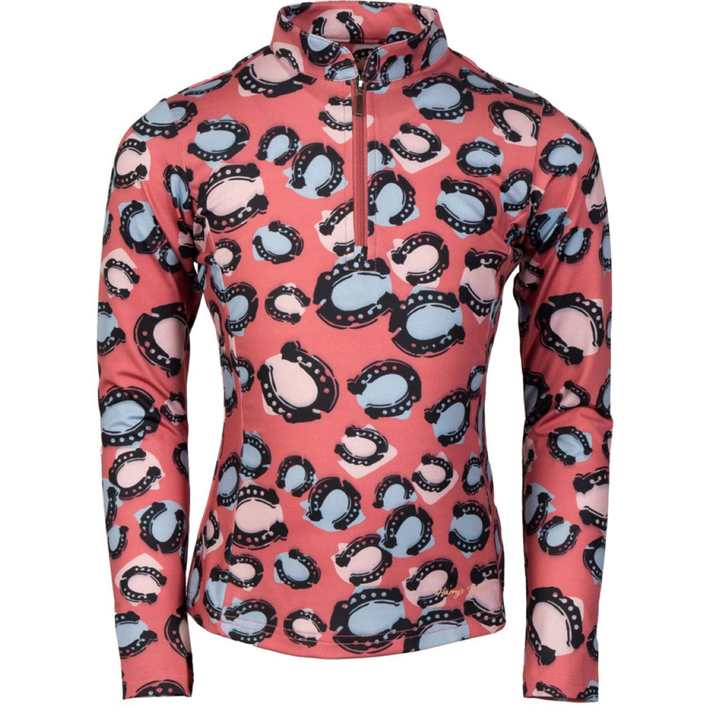 Harry's Horse T-shirt Randonnée Diva Mauvewood Horsehoe Mauvewood