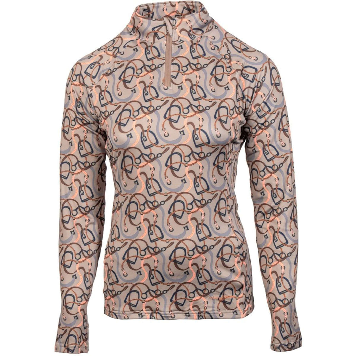 Harry's Horse Chemise Classy Longues Manches Taupe Gris