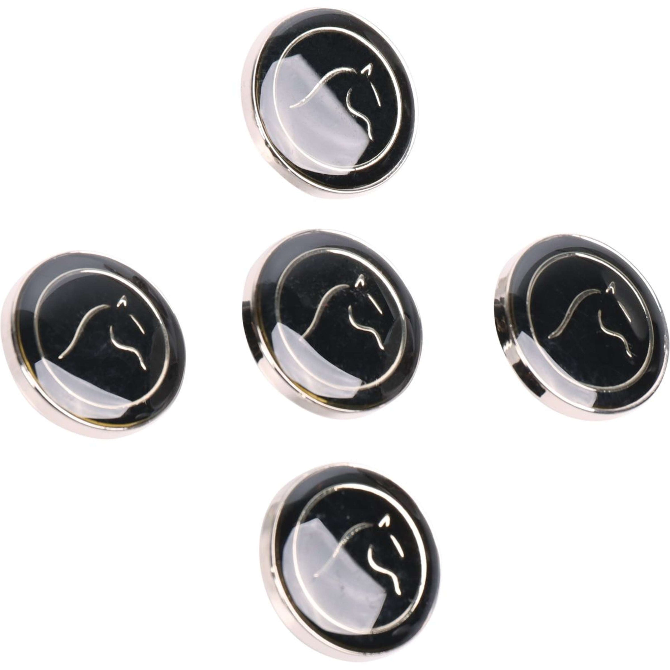 Harry's Horse Boutons De Manches Horse Noir