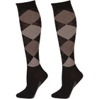 Harry's Horse Chaussettes d'Équitation Arygle Noir
