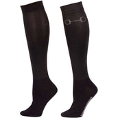 Harry's Horse Chaussettes d'Équitation Bit Noir