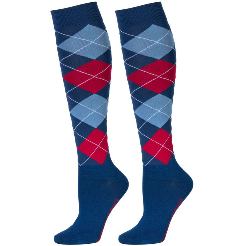 Harry's Horse Chaussettes Check Moonlit Ocean