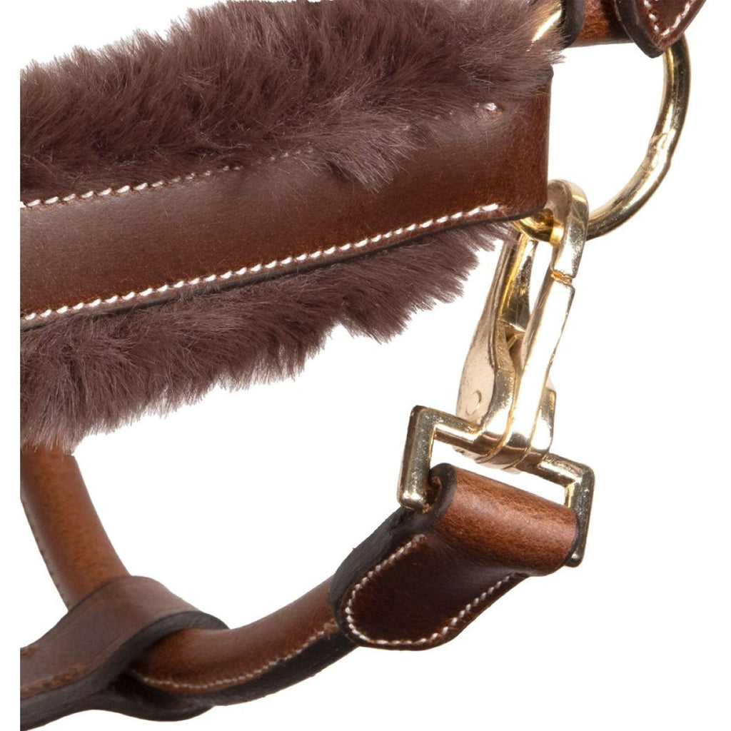 Harry's Horse Licol Leder Anatomic Furry Matt Marron