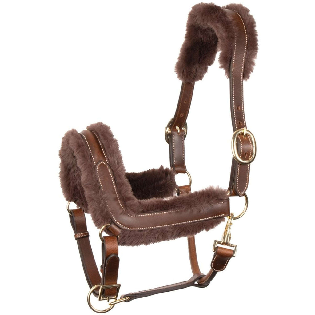 Harry's Horse Licol Leder Anatomic Furry Matt Marron
