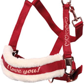 Harry's Horse Ensemble Licol Love Rouge