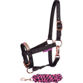 Harry's Horse Ensemble Licol Diva Fuchsia Noir