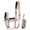 Harry's Horse Ensemble Licol Crystal Taupe Gris