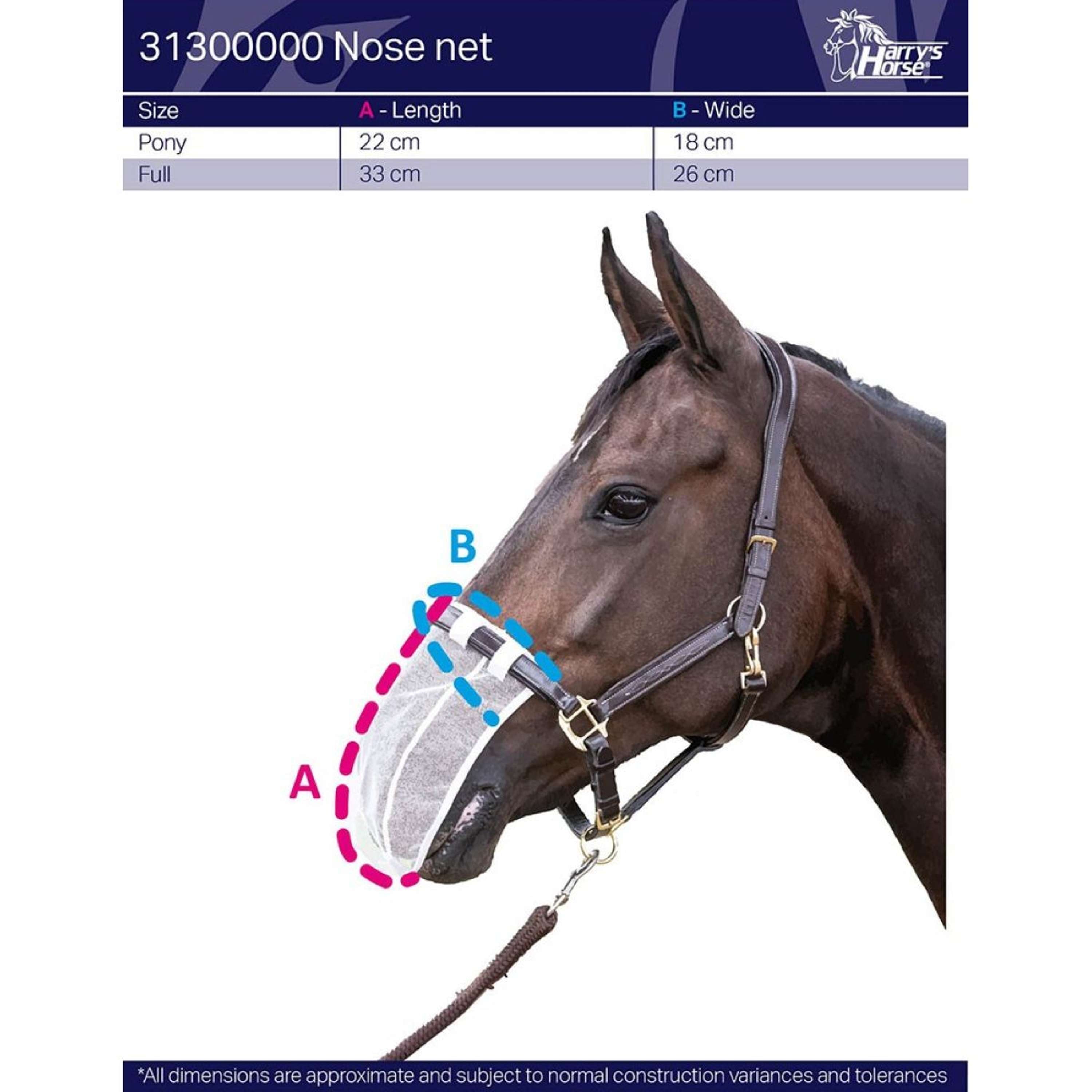 Harry's Horse Filet pour Naseaux Noir