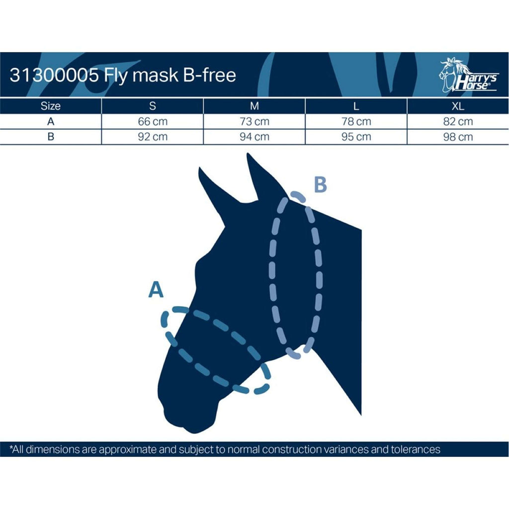 Harry's Horse Masque Anti-Mouches B-Free Gris/Noir