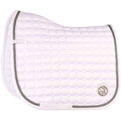 Harry's Horse Tapis de Selle Reverso Competition Gunmetal Polyvalent Blanc