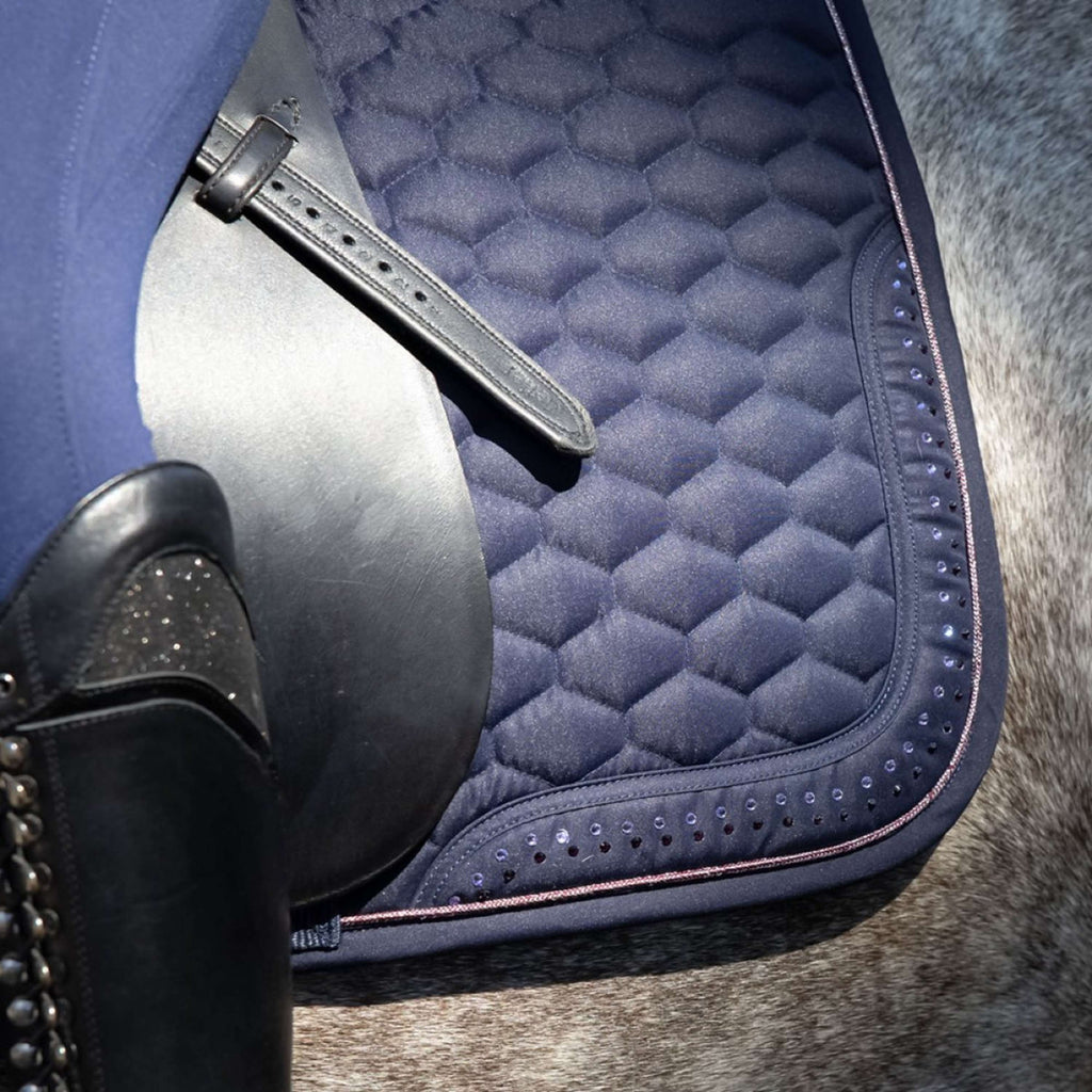 Harry's Horse Tapis de Selle Denici Cavalli Purple Passion Dressage Peacoat