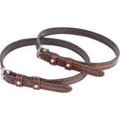 Harry's Horse Lanières pour Éperons Croco Brown Marron