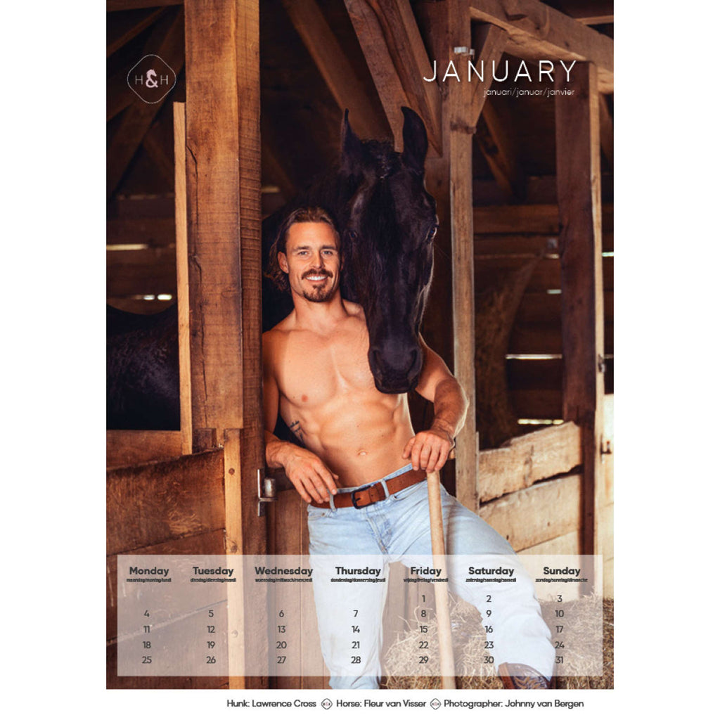 Horse and Hunk Calendrier 2027