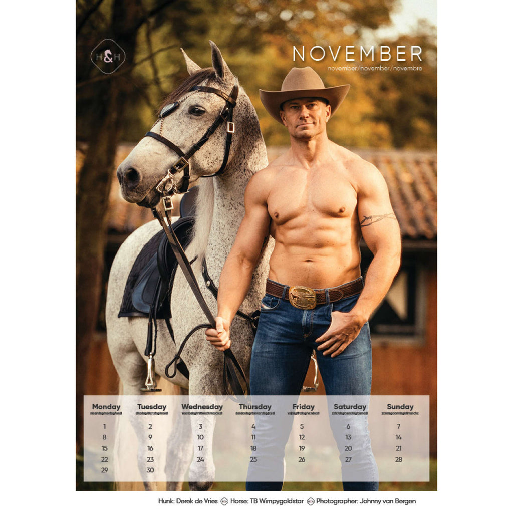 Horse and Hunk Calendrier 2027