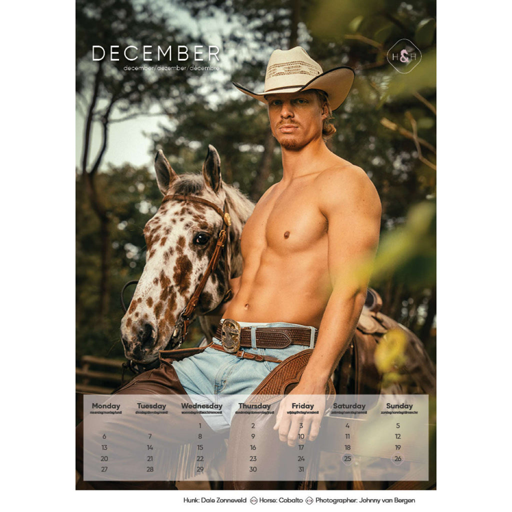 Horse and Hunk Calendrier 2027