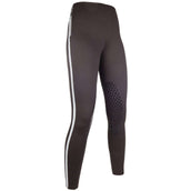 HKM Legging d'Équitation Glorenza Surface de Genou Siliconé Marsh Brown