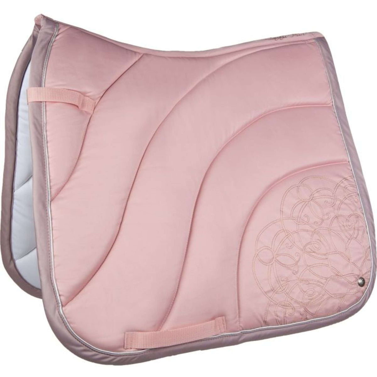 HKM Tapis de Selle Melody Flower Dressage Abricot