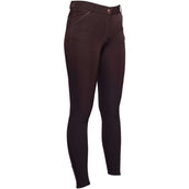 HKM Pantalon d'Équitation Rosegold Glamour Full Grip Marron/Or Rose