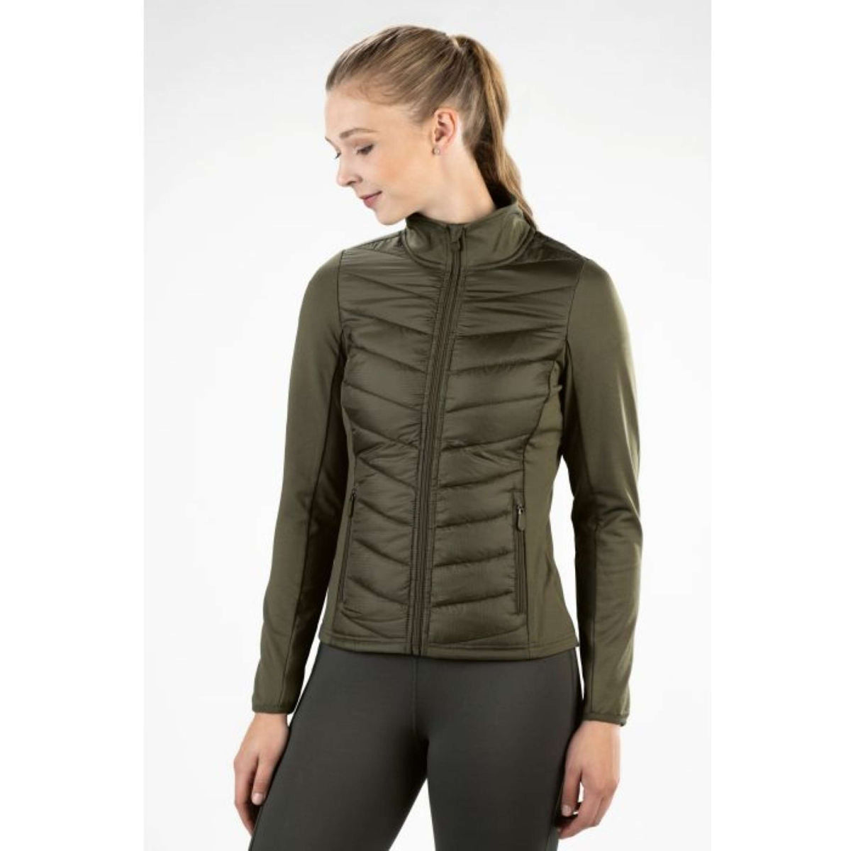 HKM Veste Prag Nylon Olive