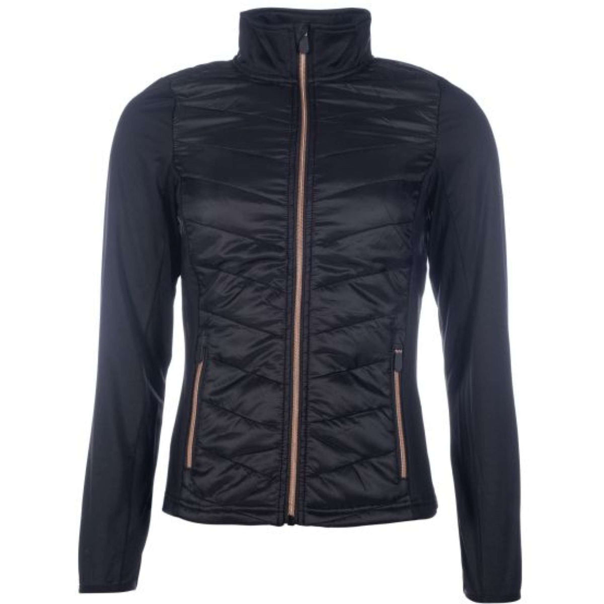 HKM Veste Prag Nylon Noir/Or rose