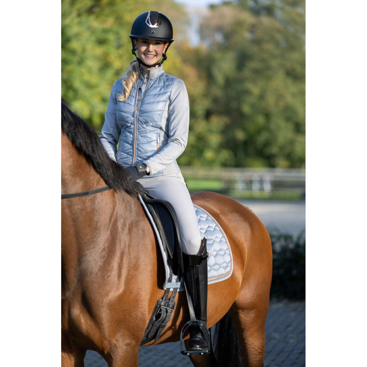 HKM Veste Prag Gris/Or Rose