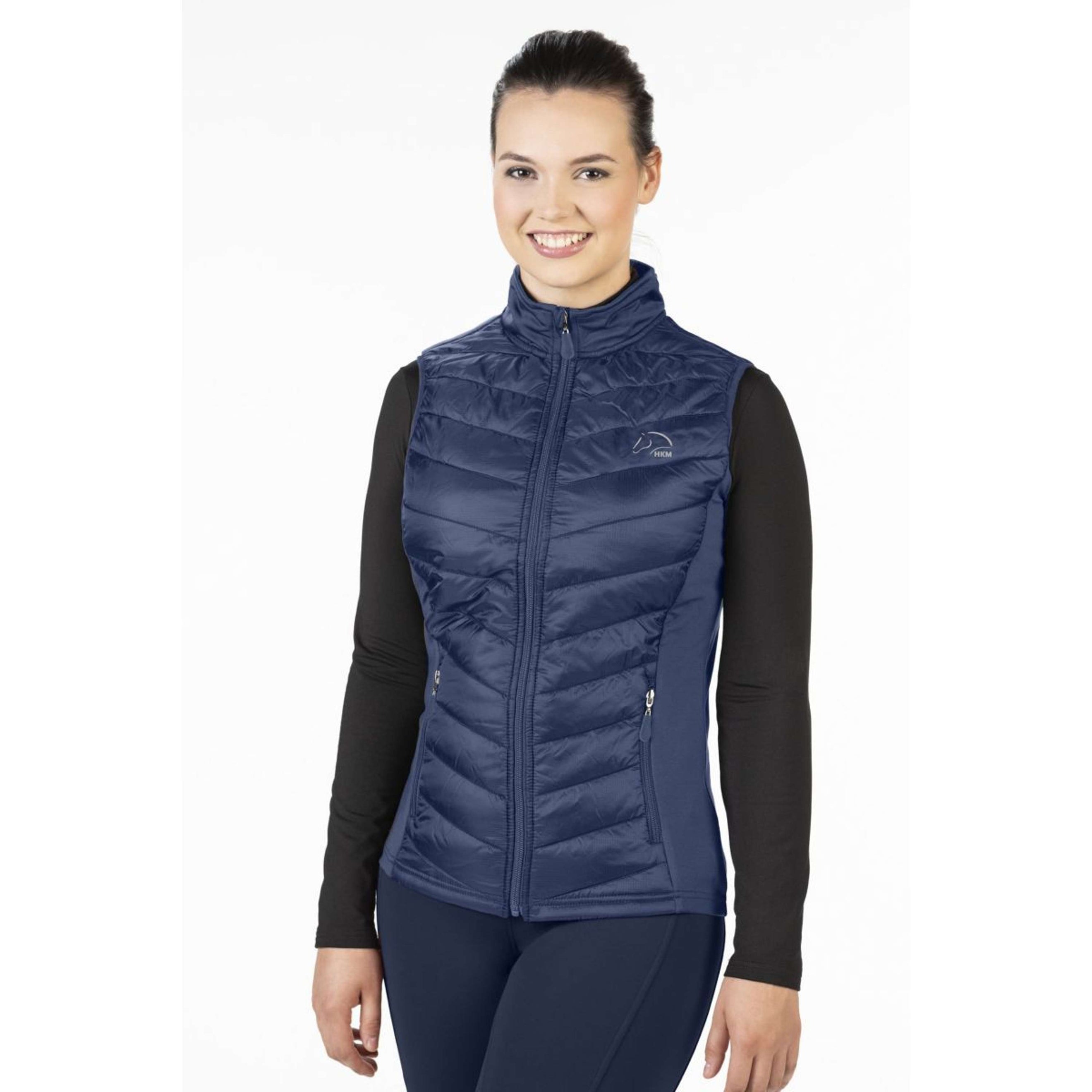 HKM Bodychauffant Jersey Basel Bleu Foncé HKM Bodychauffant Jersey Basel Bleu Foncé
