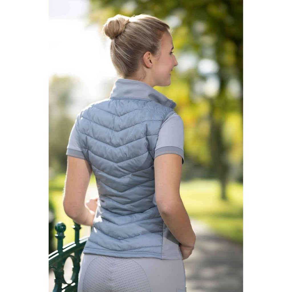 HKM Gilet Sans Manches Basel Gris/Or Rose
