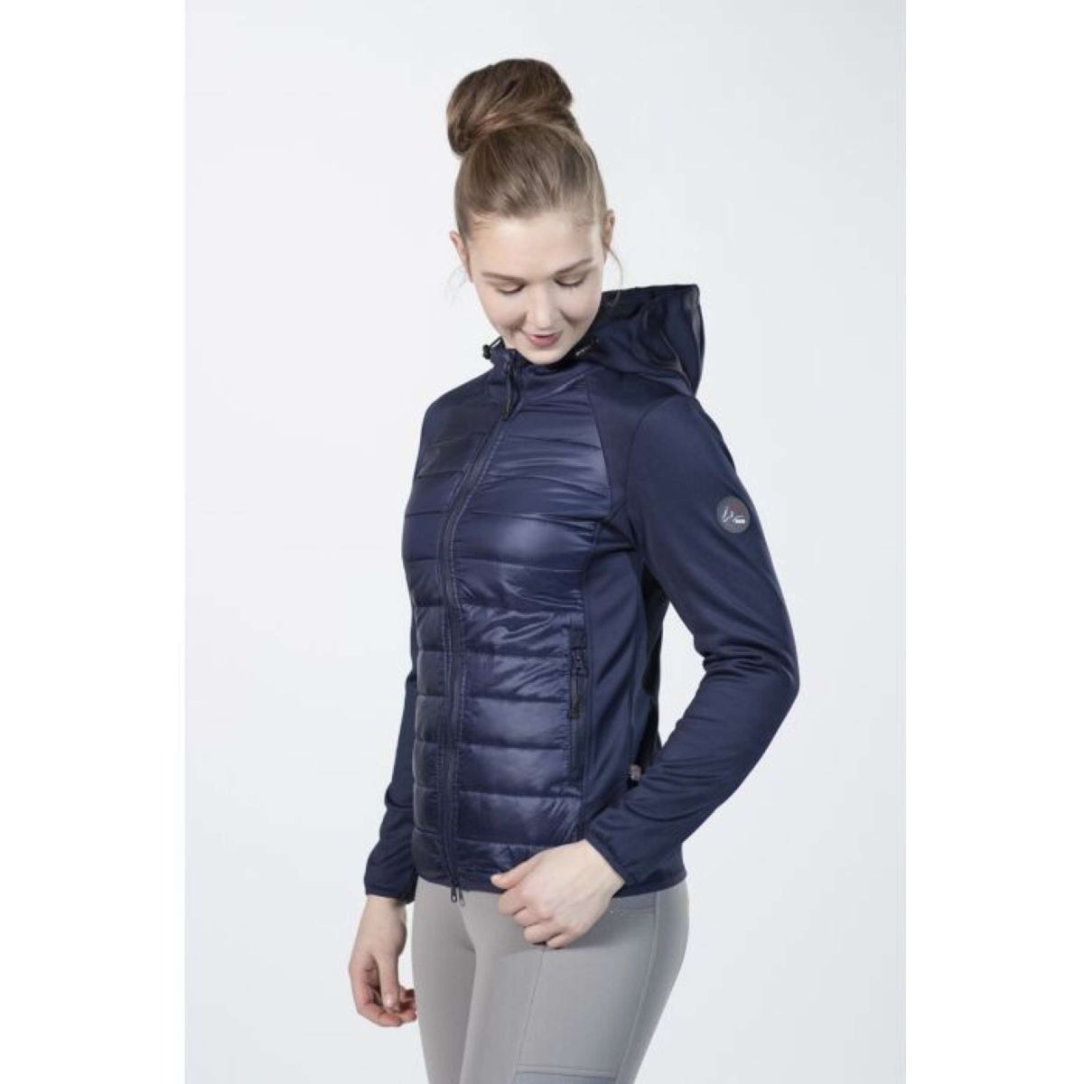 HKM Blouson de Sport Style Bleu Foncé