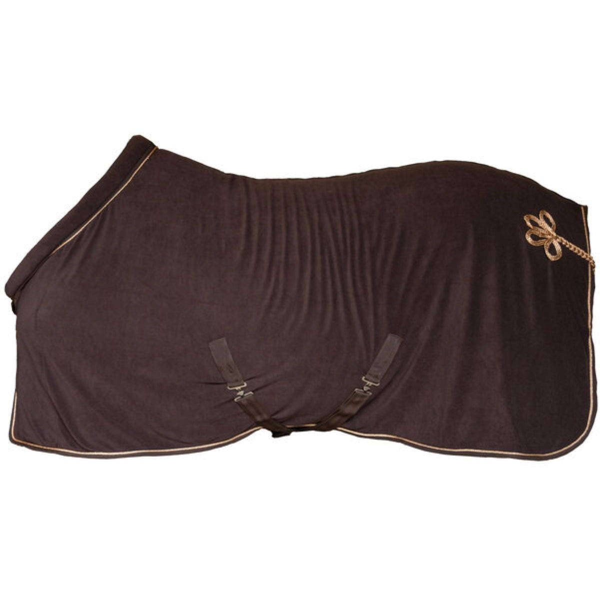 HKM Couvertures Anti-Transpiration Rosegold Glamour Marron/Or Rose