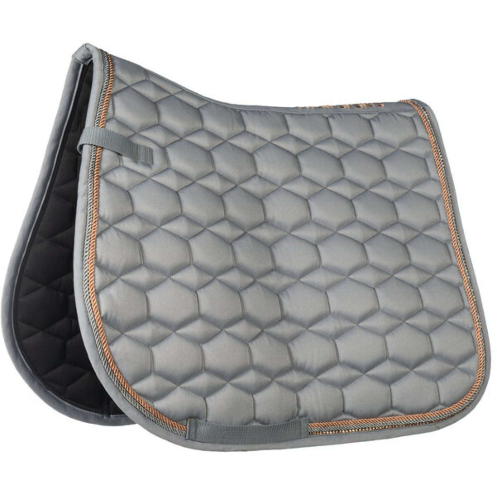 HKM Tapis de Selle Rosegold Glamour Polyvalent Or Rose