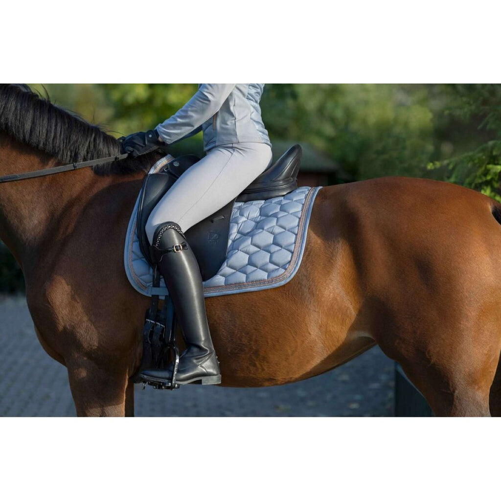 HKM Tapis de Selle Rosegold Glamour Dressage Or Rose