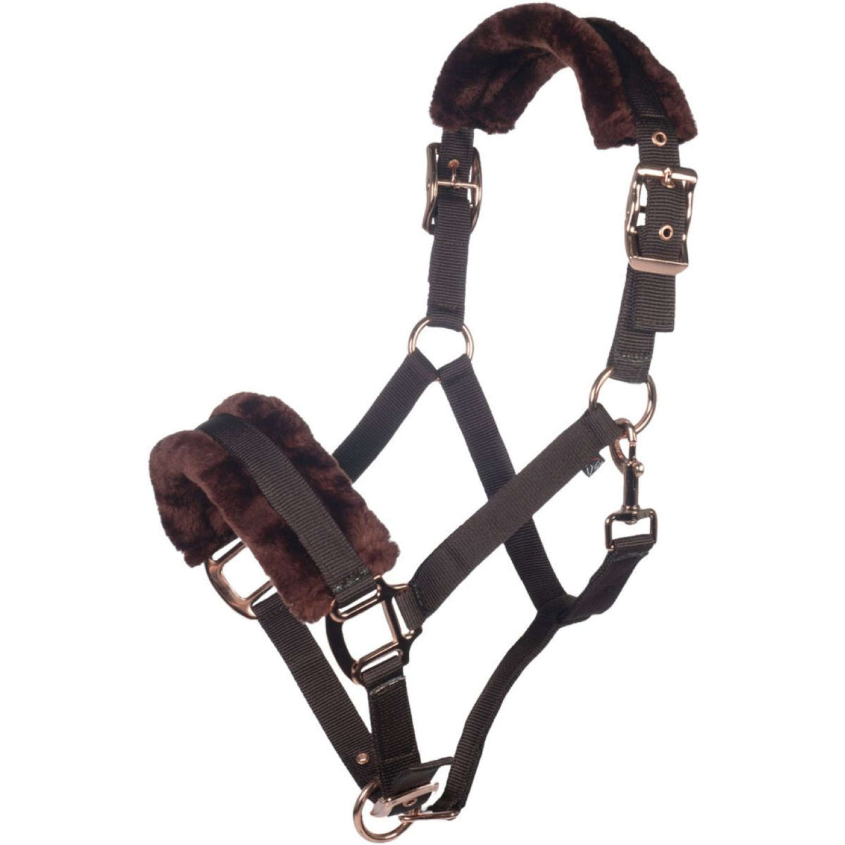 HKM Licol Rosegold Glamour Marron/Or Rose