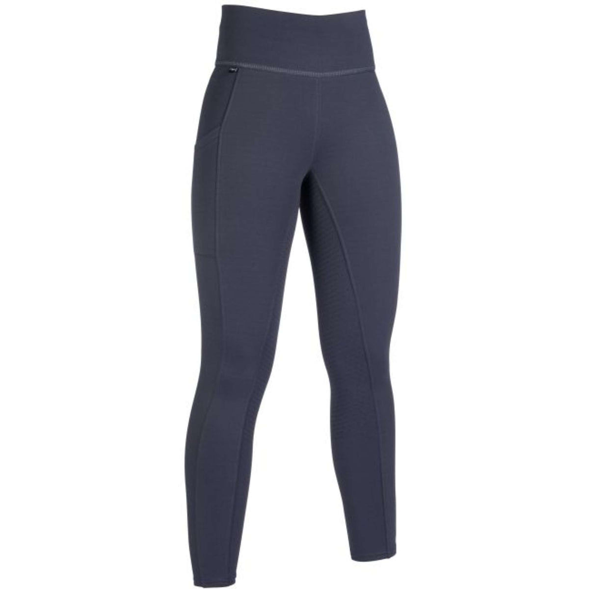 HKM Legging d'Équitation Cosy Full Grip Gris foncé