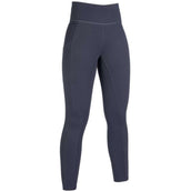 HKM Legging d'Équitation Cosy Full Grip Gris foncé