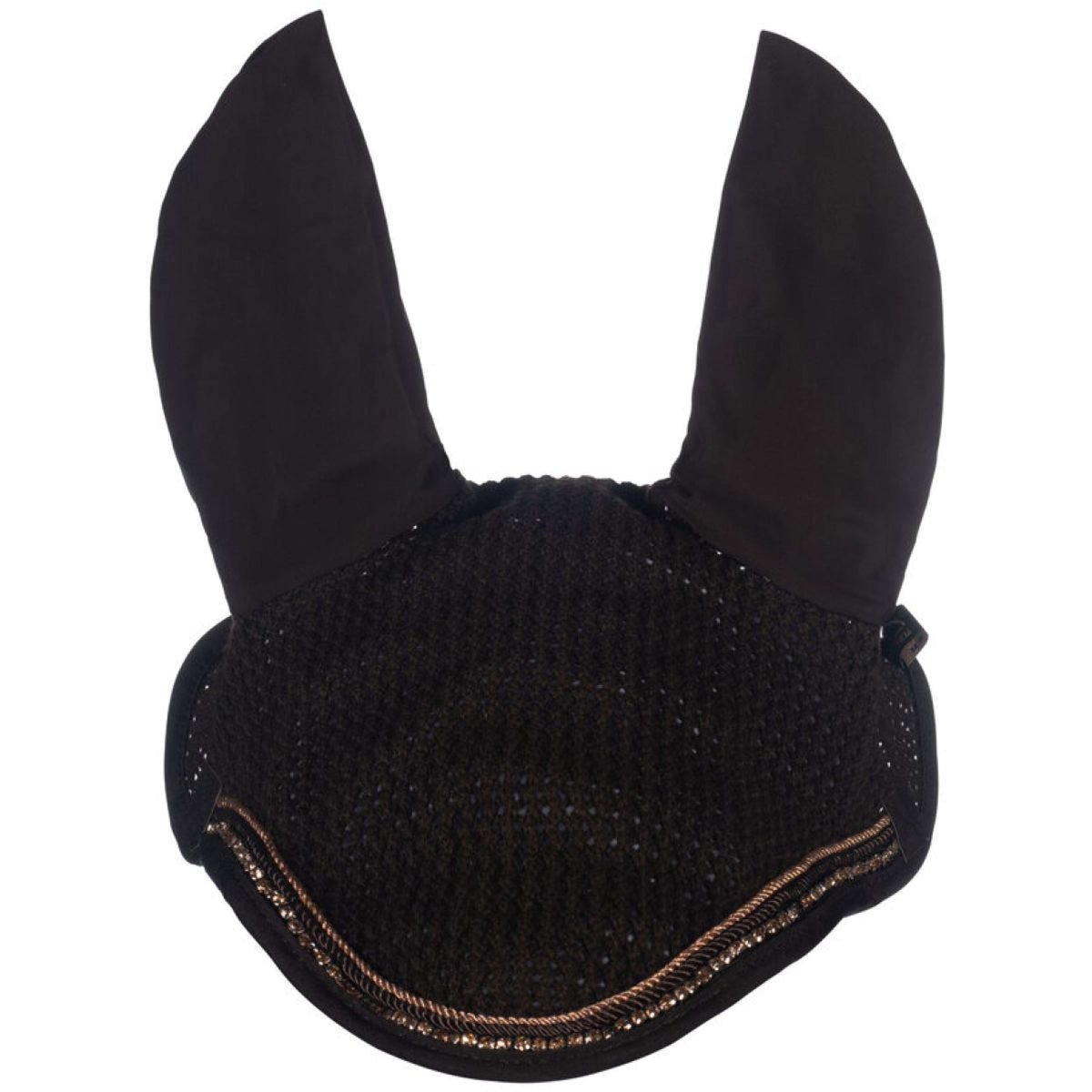 HKM Bonnet Anti-Mouches Rosegold Glamour Marron/Or Rose