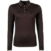 HKM Polo Rosegold Glamour Longsleeve Marron/Or Rose