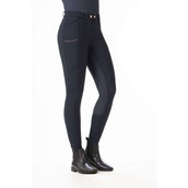 HKM Pantalon d'Équitation Rosegold Glamour Winter Full Grip Noir/Or rose