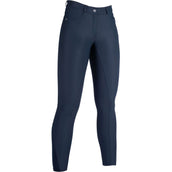 HKM Pantalon d'Équitation Luna Full Grip Bleu Foncé