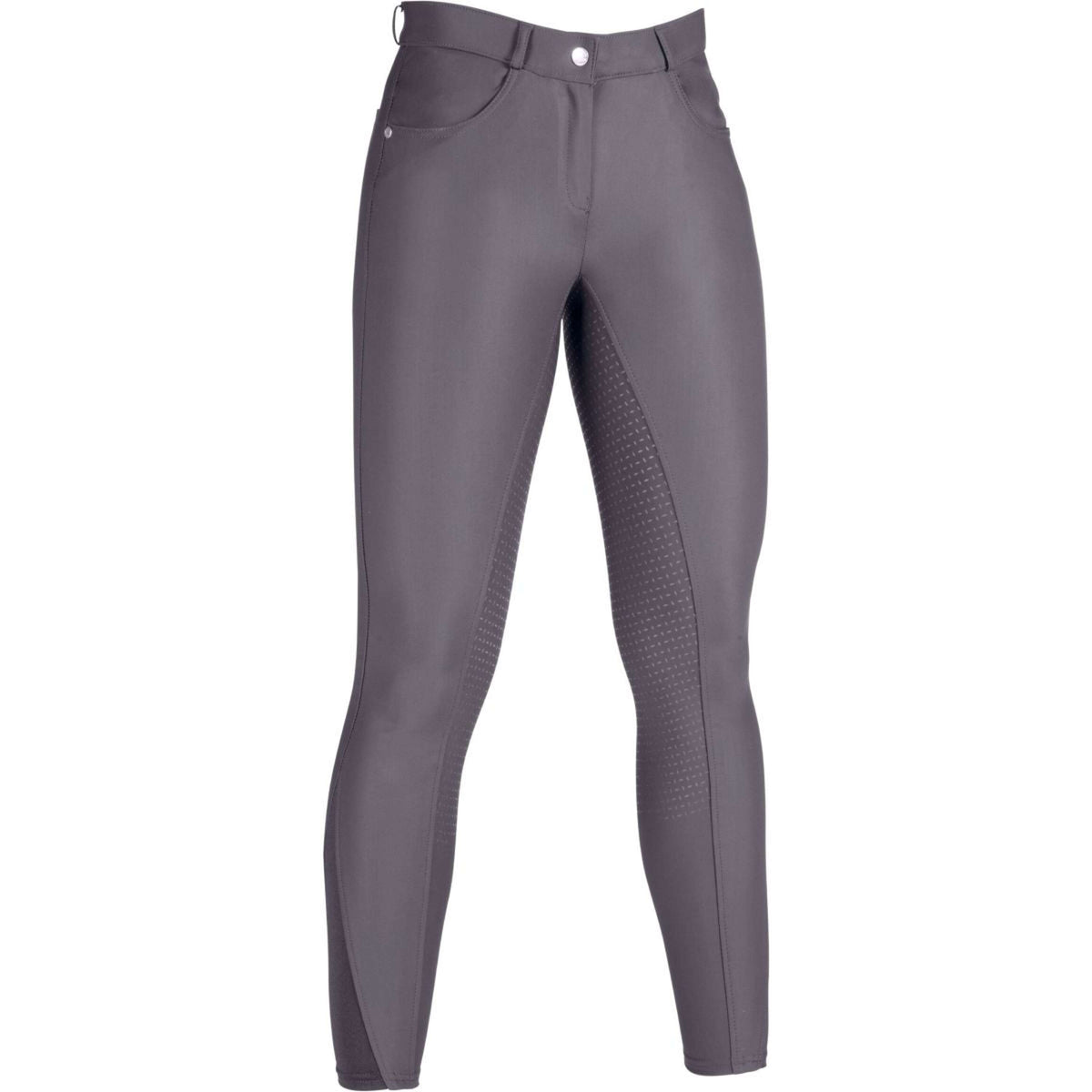 HKM Pantalon d'Équitation Luna Full Grip Gris foncé