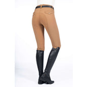 HKM Pantalon d'Équitation Marrakesh Alos Full Grip Marron clair