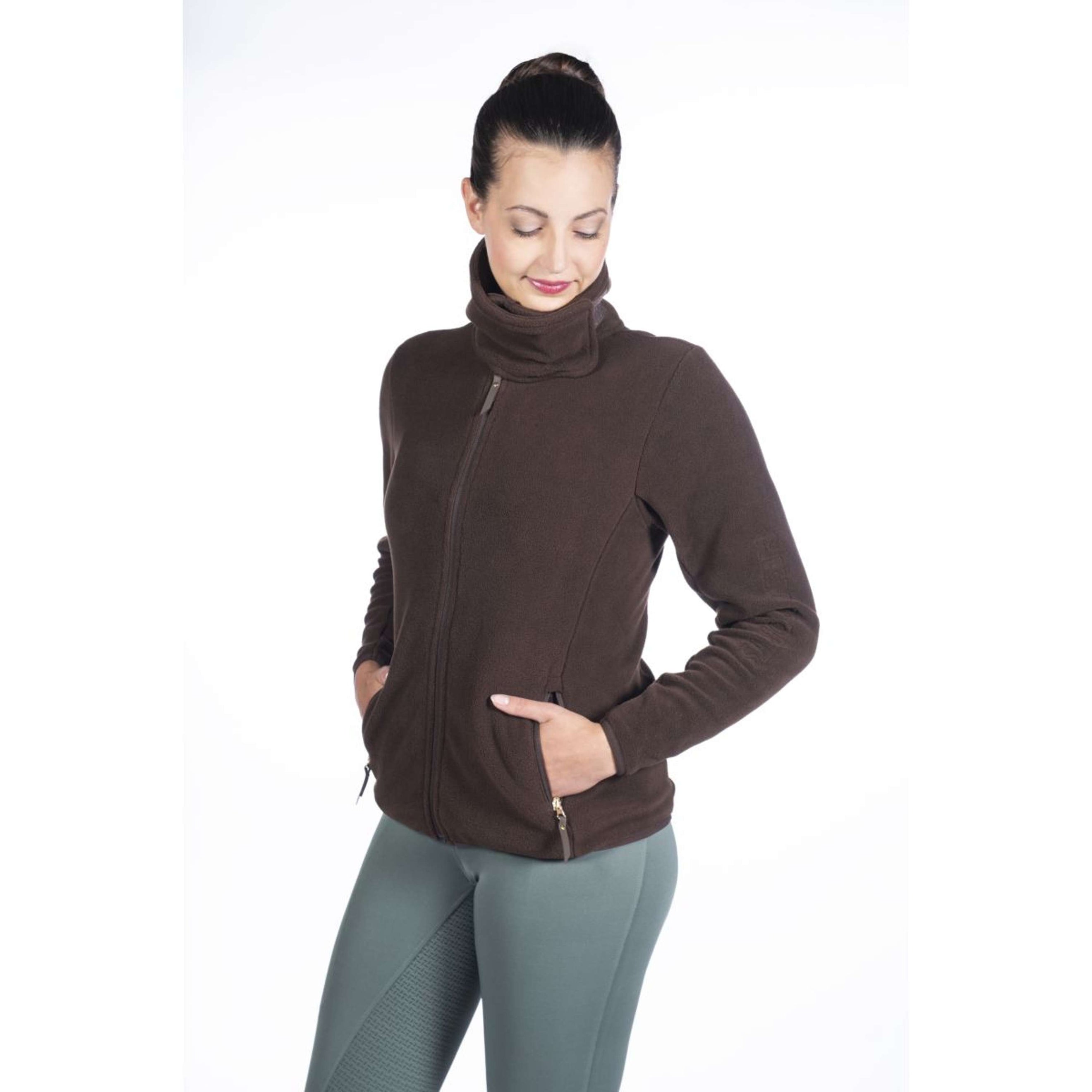 HKM Veste Polaire Basil Marron foncé