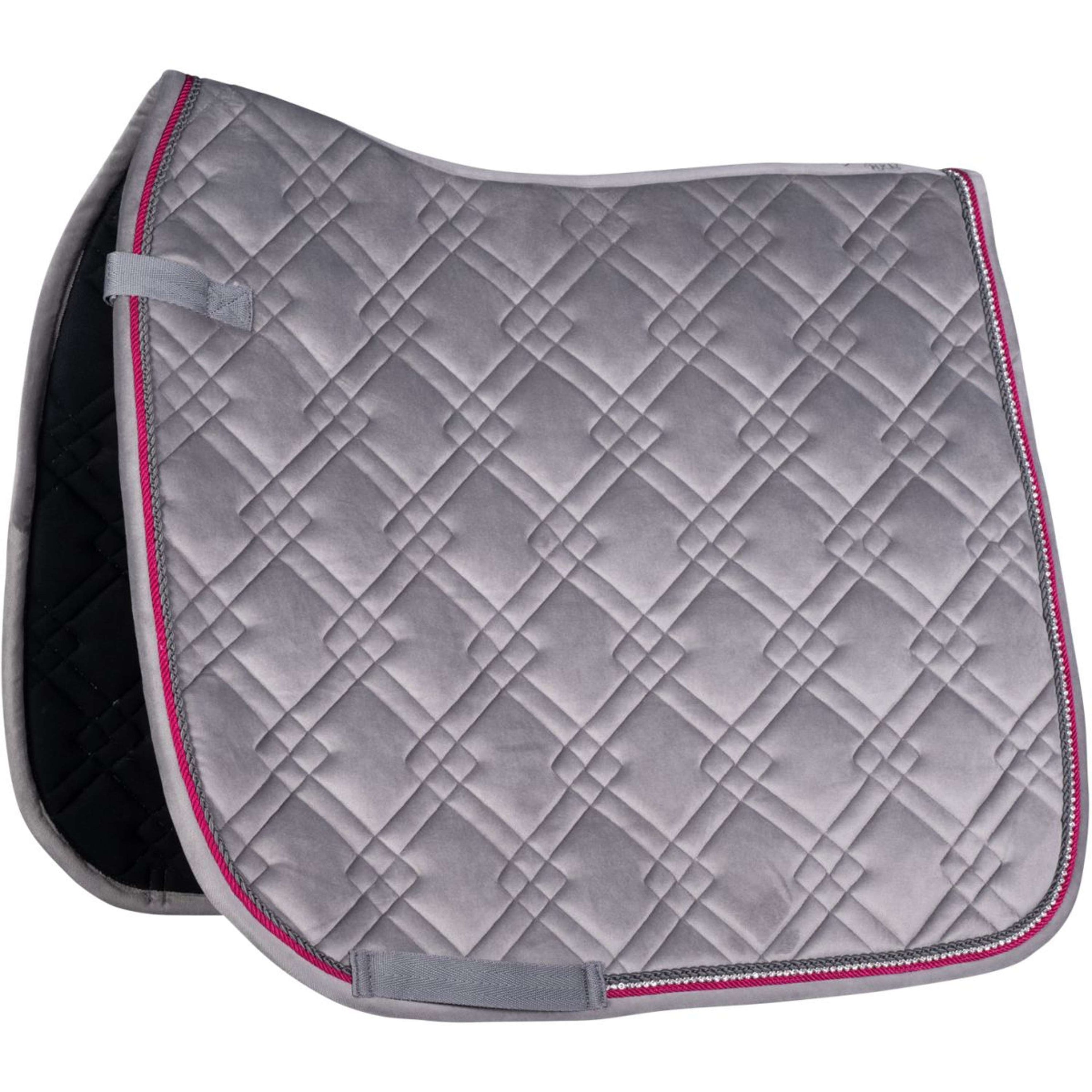 HKM Tapis de Selle Berry Polyvalent Gris foncé