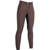 HKM Pantalon d'Équitation Helene Full Grip Marron foncé