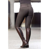 HKM Pantalon d'Équitation Helene Full Grip Marron foncé